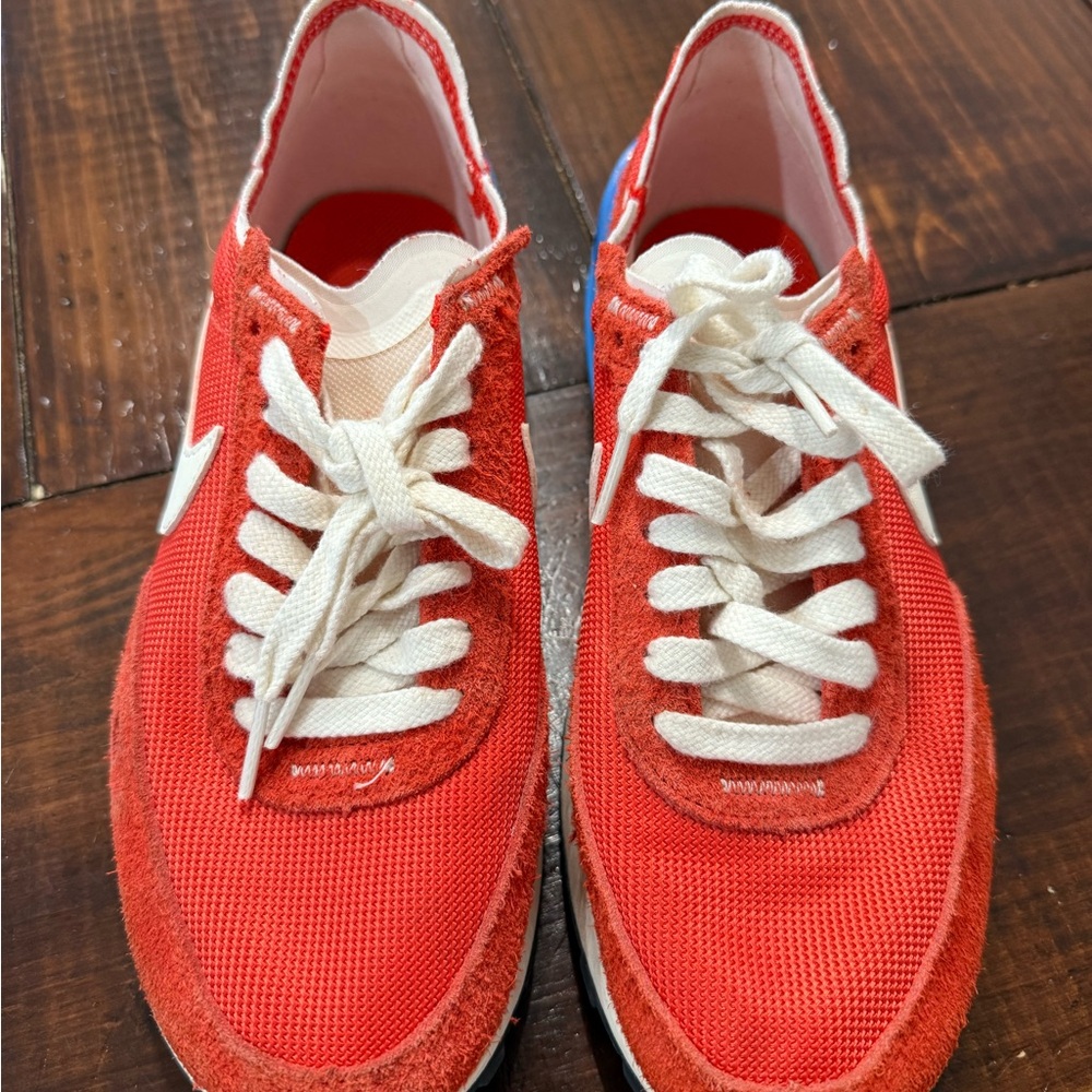 Nike Red and White Athletic Shoes